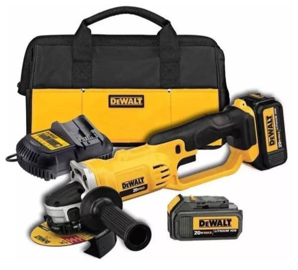 AMOLADORA A BATERÍA 20V 4.0 AH 4.5" (115MM) DEWALT DCG-412